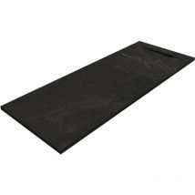 Siena Rechteckige Duschwanne SanyDur Gel Coat 200 x 80 cm, Marquina - Sanycces