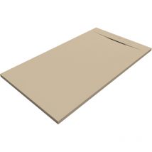 Siena Rechteckige Duschwanne SanyDur Gel Coat 130 x 80 cm, creme - Sanycces