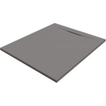 SANYCCES SIENA Rechteckige Duschwanne SanyDur Gel Coat 100 x 100 cm, grau