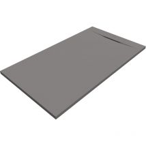Siena Rechteckige Duschwanne SanyDur Gel Coat 140 x 70 cm, grau - Sanycces