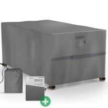 Abdeckung Gartenmöbel Winterfest - 600D Oxford mit RipStop-Technologie, Schwerlast 320g, Reißfest & UV-Beständig, Schutzhülle für Gartentisch