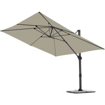 Ozalide - Parasol Déporté 4x3m - Vert Mélèze - Saphir