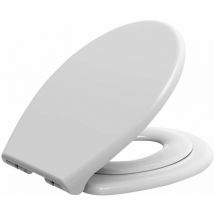 Sapho - Abattants wc - Abattant wc avec abattant enfant intégré, Soft Close, blanc FS125