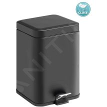 Sapho Accessoires de salle de bains Gedy - Poubelle 5 l, SoftClose, noir mat 230914
