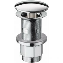Accessori Silfra - Piletta di scarico non chiudibile 1 1/4, per lavabi con troppopieno, cromo WF43451 - Sapho