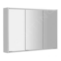 Batu - Armoire miroir 1000x780x150 mm, avec éclairage led, blanc 1141130 - Sapho