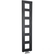 Sapho Block - Sèche-serviettes, 280x1330 cm, 353 W, noir mat IR181