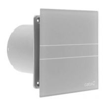 Cata - Sapho e - Axial-Badlüfter mit Zeitschaltuhr E-100 gst, 8 w, Rohrleitung 100 mm, Silber 00900500
