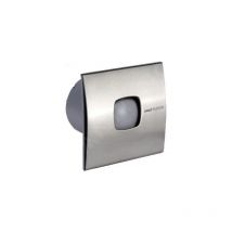 Cata - Sapho Silentis - Ventilateur de salle de bains 12 inox axial, 20 w, conduit 120 mm, acier inoxydable 01080300