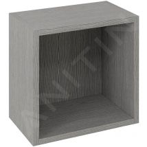 Sapho - Espace - Armoire à étagères ouverte 350x350x220 mm, chêne argenté ESC150-1111