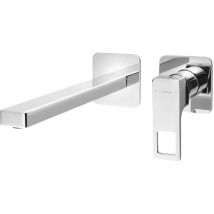 Sapho - Forata - Mitigeur de lavabo encastré, installation à 2 trous, chrome FT118