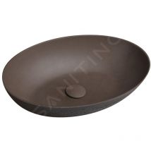 Formigo - Vasque, 600x400 mm, sans trop-plein, brun foncé FG024 - Sapho