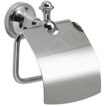 Tacoshop - Sapho Gedi Nevis - Porte-papier de toilette avec couvercle, chrome NV2513