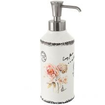 Sapho Gedy Clothilde - Distributeur de savon sur pied, blanc CI8002