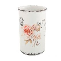 Sapho Gedy Clothilde - Porte brosses à dents et dentifrice, blanc CI9802