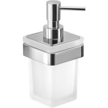 Sapho Gedy Samoa - Seifenspender mit Halter, Glas matt/Chrom A88113