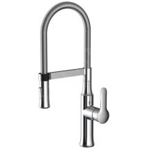 Sapho - Jessy - Mitigeur d'évier avec douchette extractible, chrome 1105-62