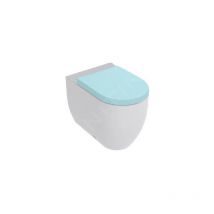 Kerasan Flo - Combinée wc, évacuation arrière ou basse, blanc 311701 - Sapho