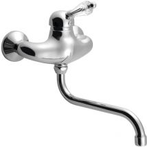 Sapho - Kirké - Mitigeur de lavabo, manette cristal, chrome KI15KC