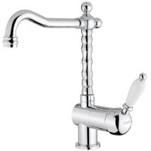 Sapho - Kirké - Mitigeur d'évier White, chrome KI14BC