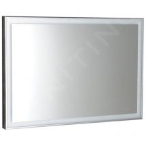 Sapho - Luminar - Miroir dans un cadre 900x500 mm, avec éclairage led, chrome NL559