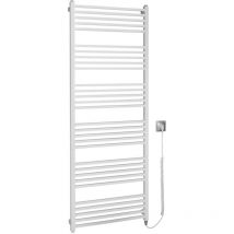 Sapho - Metro-E - Sèche-serviettes 60x162 cm, 800 w, blanc ME616