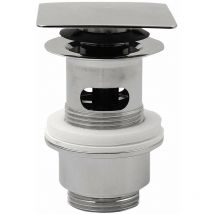 Sapho Omp Tea Zubehör - Ablaufgarnitur 1 1/4, für Waschtische mit Überlauf, verschließbar, ClickClack, verchromt 8540.360.5