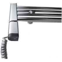 One d - Heizstab mit Thermostat, 600 w, links, Chrom ONE-DL-C-600 - Sapho