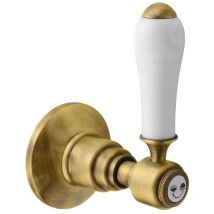 Sapho - Reitano Rubinetteria Antea - Inverseur encastré pour 2 sorties, bronze DEVIN106