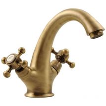 Sapho - Reitano Rubinetteria Antea - Waschtischarmatur Antea, mit Ablaufgarnitur, Bronze 3276