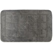 Ridder - Tapis de salle de bains Delhi 500x800 mm, avec antidérapant, gris foncé 1712300 - Sapho