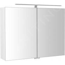 Riwa - Armoire miroir avec éclairage led, 810x700x170 mm, blanc brillant RIW080-0030 - Sapho