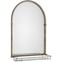 Sapho - Specchi - Specchio Tiga 48x67 cm, con mensola, bronzo HZ206