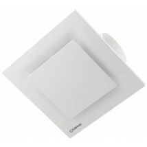 Tecto - Ventilatore assiale a soffitto, 20 w, tubazioni 100 mm, bianco TC201 - Sapho