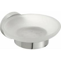 Bemeta - Sapho X-round - Portasaponetta Con Attacco, Vetro/cromo Xr803