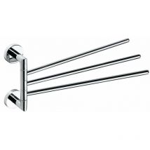 Bemeta - Sapho X-Round - Portasciugamani girevole, lunghezza 42 cm, cromo XR407