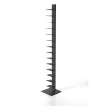 Zstyle - Sapiens Grande - Grigio antracite verticale porta libri BBBItalia Sintesi in metallo Bruno Rainaldi