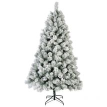 Vancover Sapin de Noël recouvert de neige H 210 x Ø132 cm