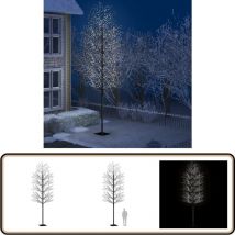 Sapin de Noël 2000 LED blanc froid Cerisier en fleurs 500 cm - Sapin De Noël - Décorations De Noel - Éclairage De Noel - Sapin Artificiel - Sapin