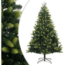 Sapin de Noël artificiel à charnières avec support 240 cm Vidaxl