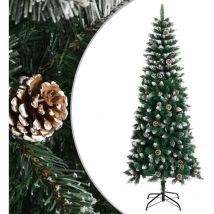 Torana - Sapin de Noël artificiel avec support Vert 210 cm pvc
