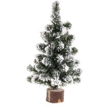 Sapin de Noël artificiel Blooming effet enneigé