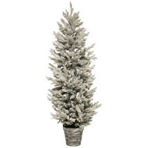 Sapin de Noël artificiel en pot frosty