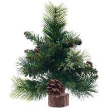 Sapin de Noel artificiel Wyoming 24 brins 25 cm