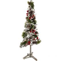 Sapin de Noël avec pieds en branches