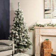 Sapin de Noël blanc 185 cm