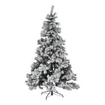 Dkd Home Decor - Arbre de Noël White Green Metal Polyethylene Snowy 130 x 130 x 218 cm