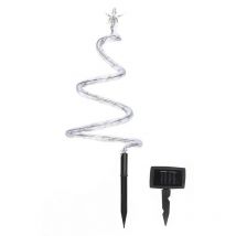 4 sapins de Noël lumineux spirale