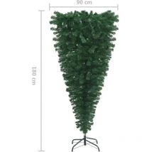 Sapin de Noël Artificiel Inversé 180 cm : Une Décoration originale pour Noël