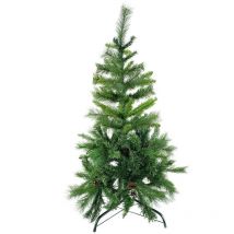 Sapin de Noël 120cm avec 380 branches pliantes en pvc sapin artificiel